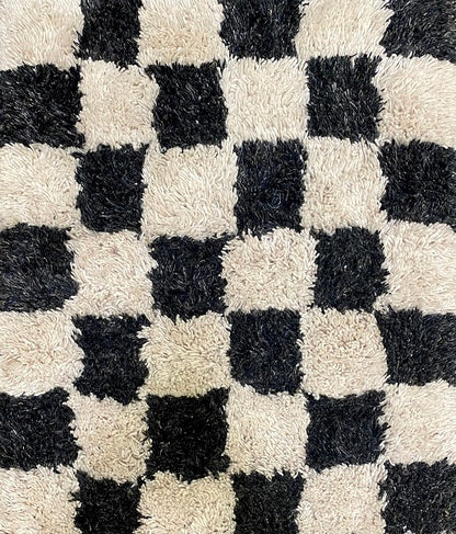 Cheque Moroccan - Charcoal Blue