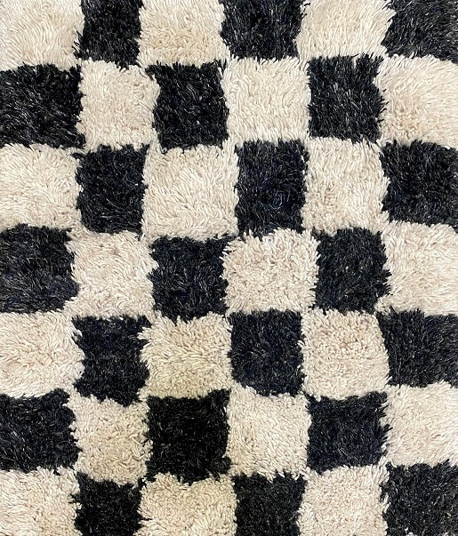 Cheque Moroccan - Charcoal Blue