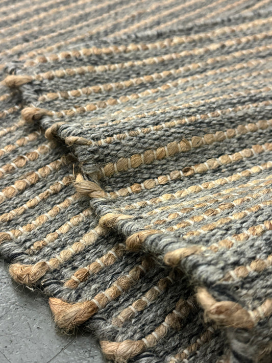 Pencil Weave - Charcoal Grey