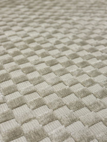 Archive Sale Chex Stria - Flaxy 3'4" x 7'9"