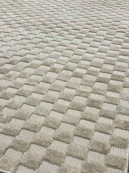 Archive Sale Chex Stria - Flaxy 3'4" x 7'9"