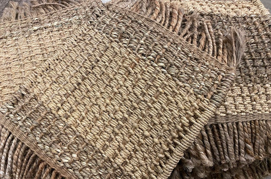 Bonite Basketweave - Cream & Brown