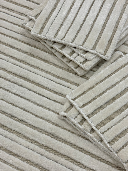 Archive Sale Daxon Stripe - Pearly Sand 5ft 3in x 8ft