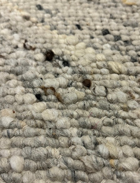 Woolzy Panja Durry - Dirty Grey Calico
