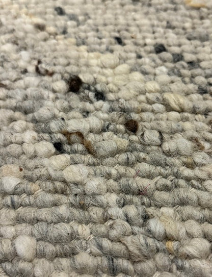 Woolzy Panja Durry - Dirty Grey Calico