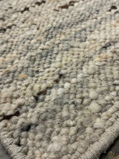 Woolzy Panja Durry - Dirty Grey Calico