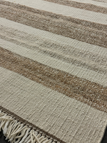 Bone Double Down Stripe Jute