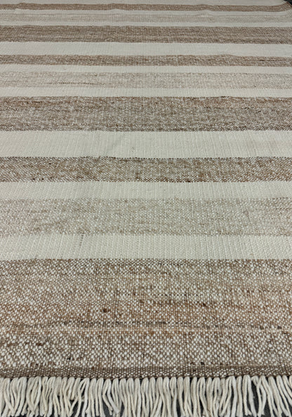 Bone Double Down Stripe Jute
