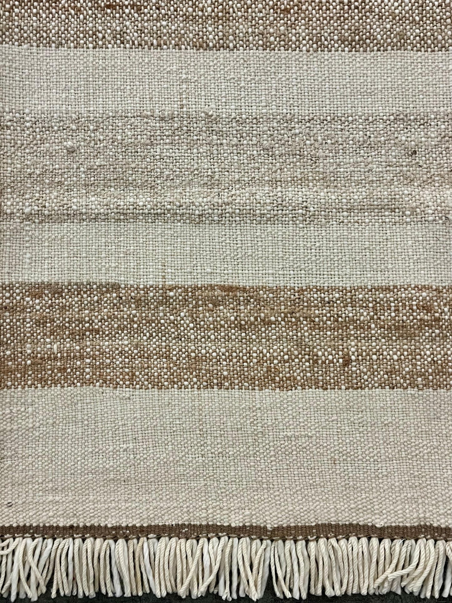 Bone Double Down Stripe Jute