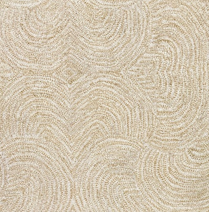 Archive Sale Jainey Swirls - Eggshell Luster 3ft 6in x 6ft 9in