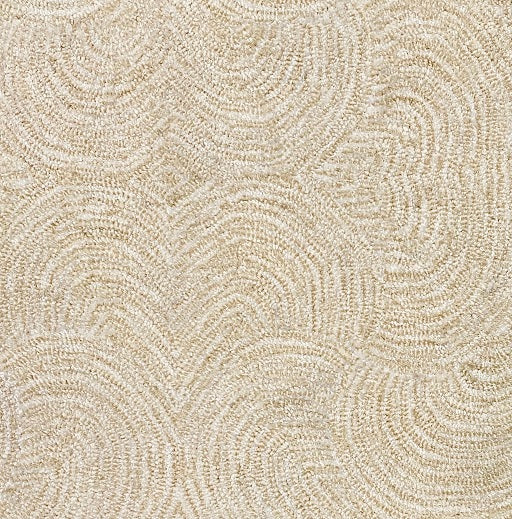 Archive Sale Jainey Swirls - Eggshell Luster 3ft 6in x 6ft 9in