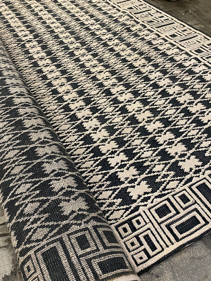 Archive Sale Erdos - Navy Handknotted Kilim 15ft x 16ft