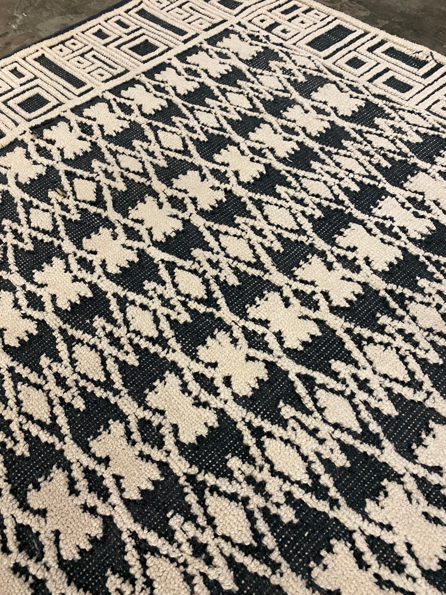 Archive Sale Erdos - Navy Handknotted Kilim 15ft x 16ft