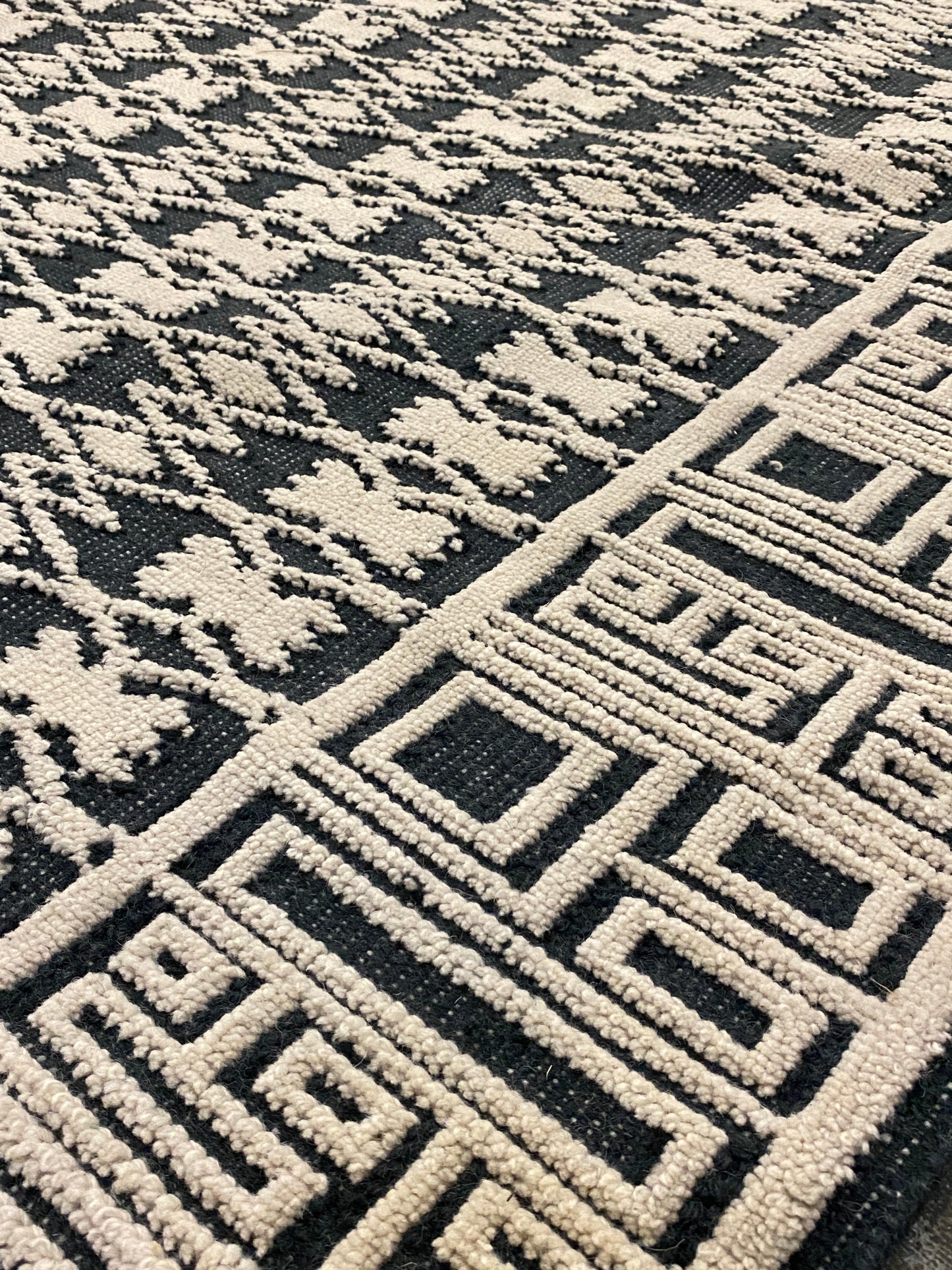 Archive Sale Erdos - Navy Handknotted Kilim 15ft x 16ft