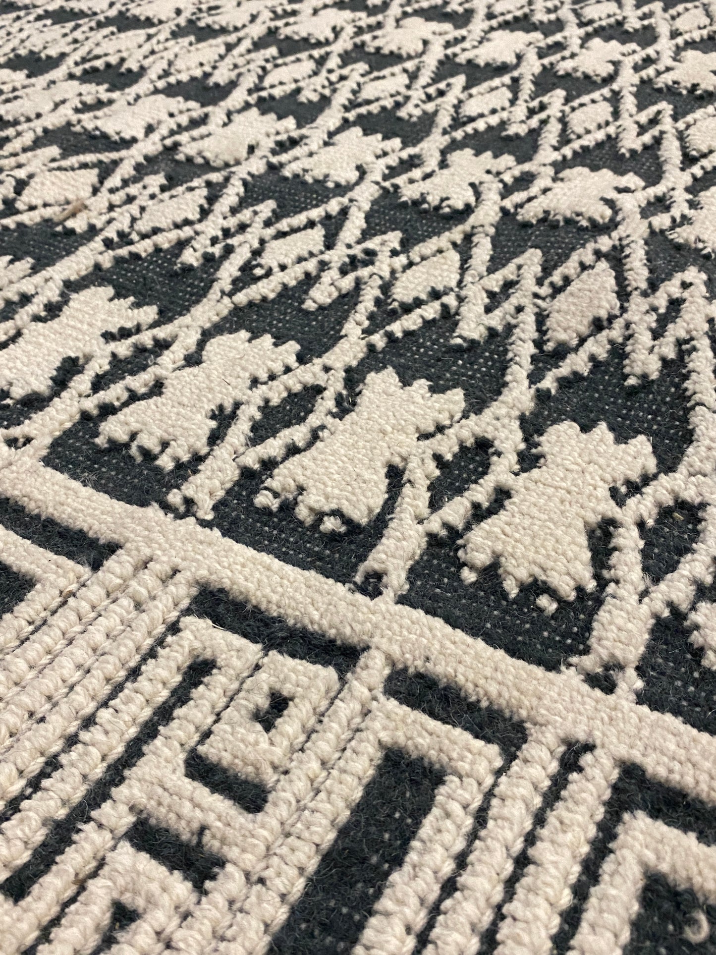 Archive Sale Erdos - Navy Handknotted Kilim 15ft x 16ft