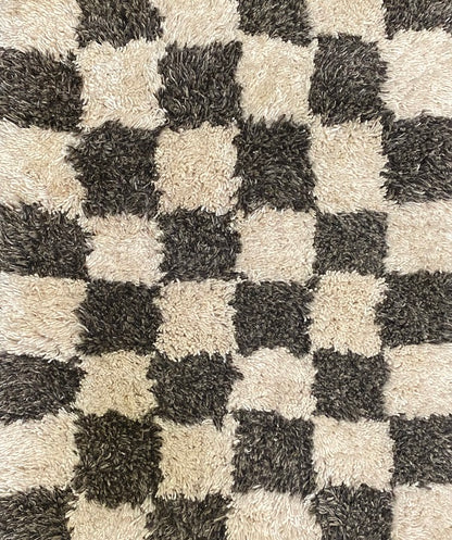 Cheque Moroccan -Grey Stone
