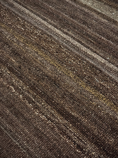 Archive Sale Herat Durrie - Bark Brown 4ft x 6ft