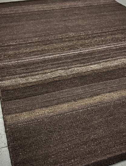 Archive Sale Herat Durrie - Bark Brown 4ft x 6ft