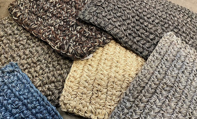 Sisal Knit Crochet - Blue