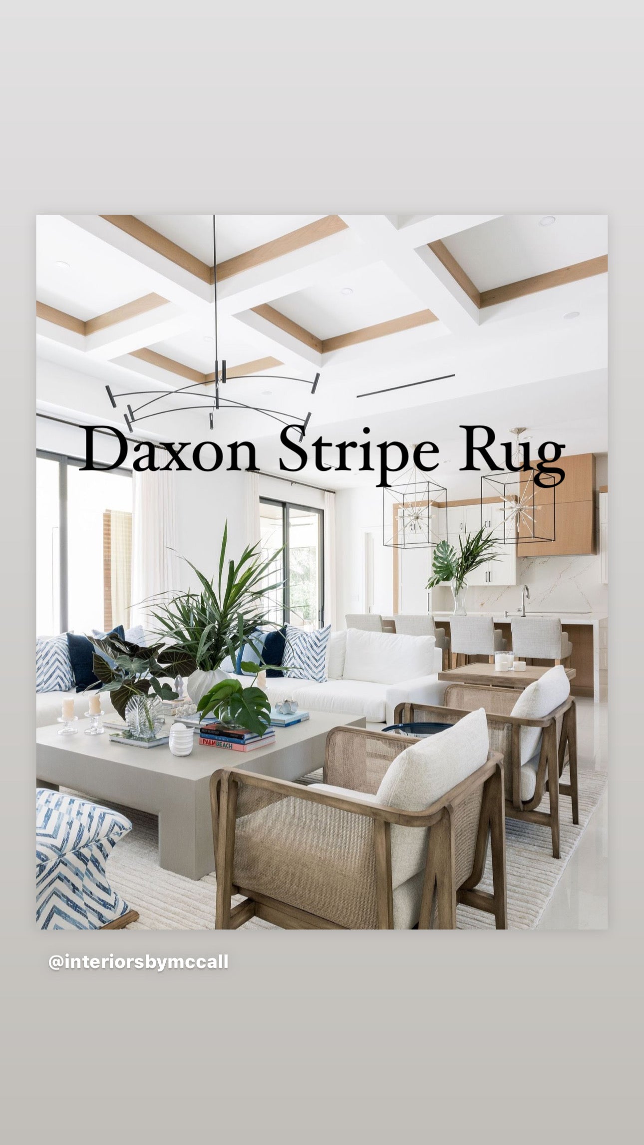 Daxon Stripe - Bone Ivory