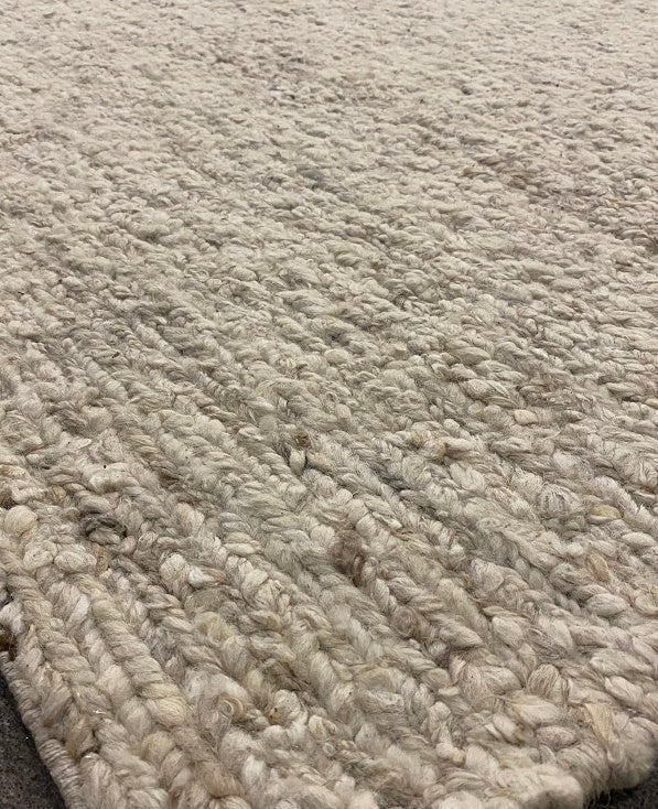 Woolzy Braided Sumac - Rocky Beige