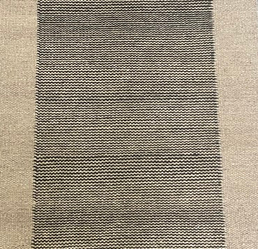 Archive Sale Jakko Border - Navy Jagged Stone 2ft 6in x 13ft 9in