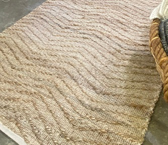 Bone Worn Waves - Natural Jute