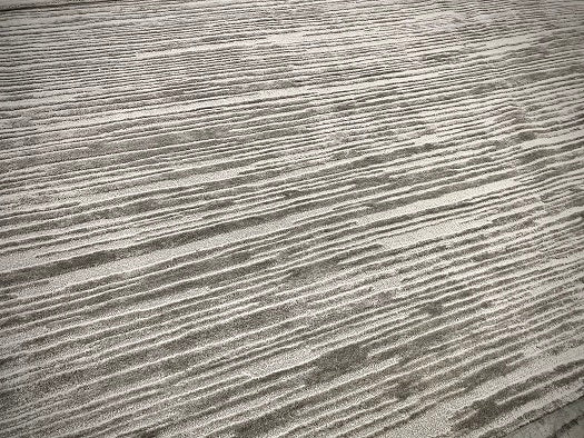 Archive Sale Jemstone Stripe - Silver Quartz 5ft 6in x 14ft 6in