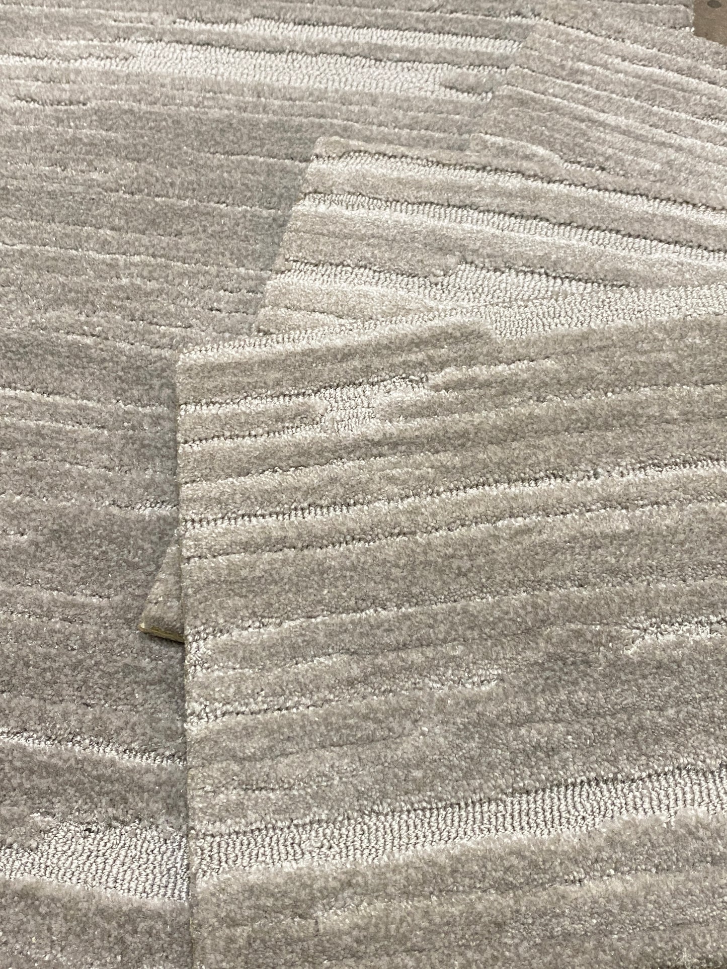Archive Sale Jemstone Stripe - Polished Nickel 5ft 9in x 12ft