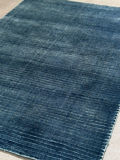 Jewel Velvet Pinstripe - Archibald Blue