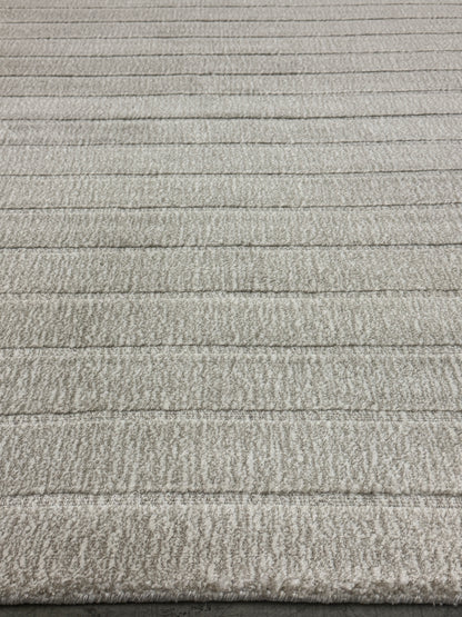 Jewel Stripe - Stippled Ivory