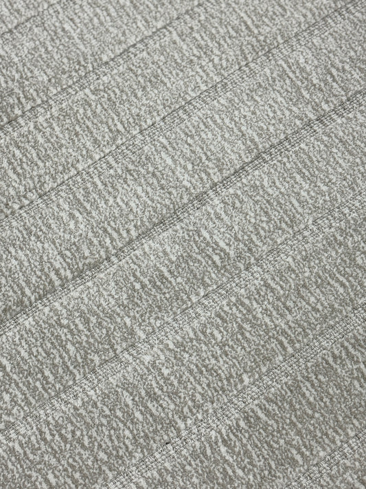 Jewel Velvets - Jewel Stripe Stippled Ivory