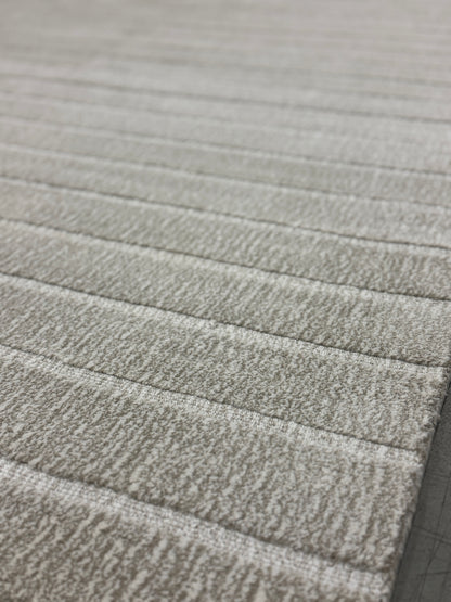 Jewel Stripe - Stippled Ivory