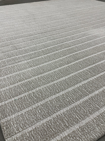 Jewel Stripe - Stippled Ivory