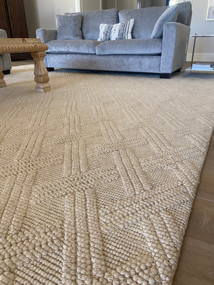 Archive Sale Jin Trellis - Linen 8ft 6in x 15ft