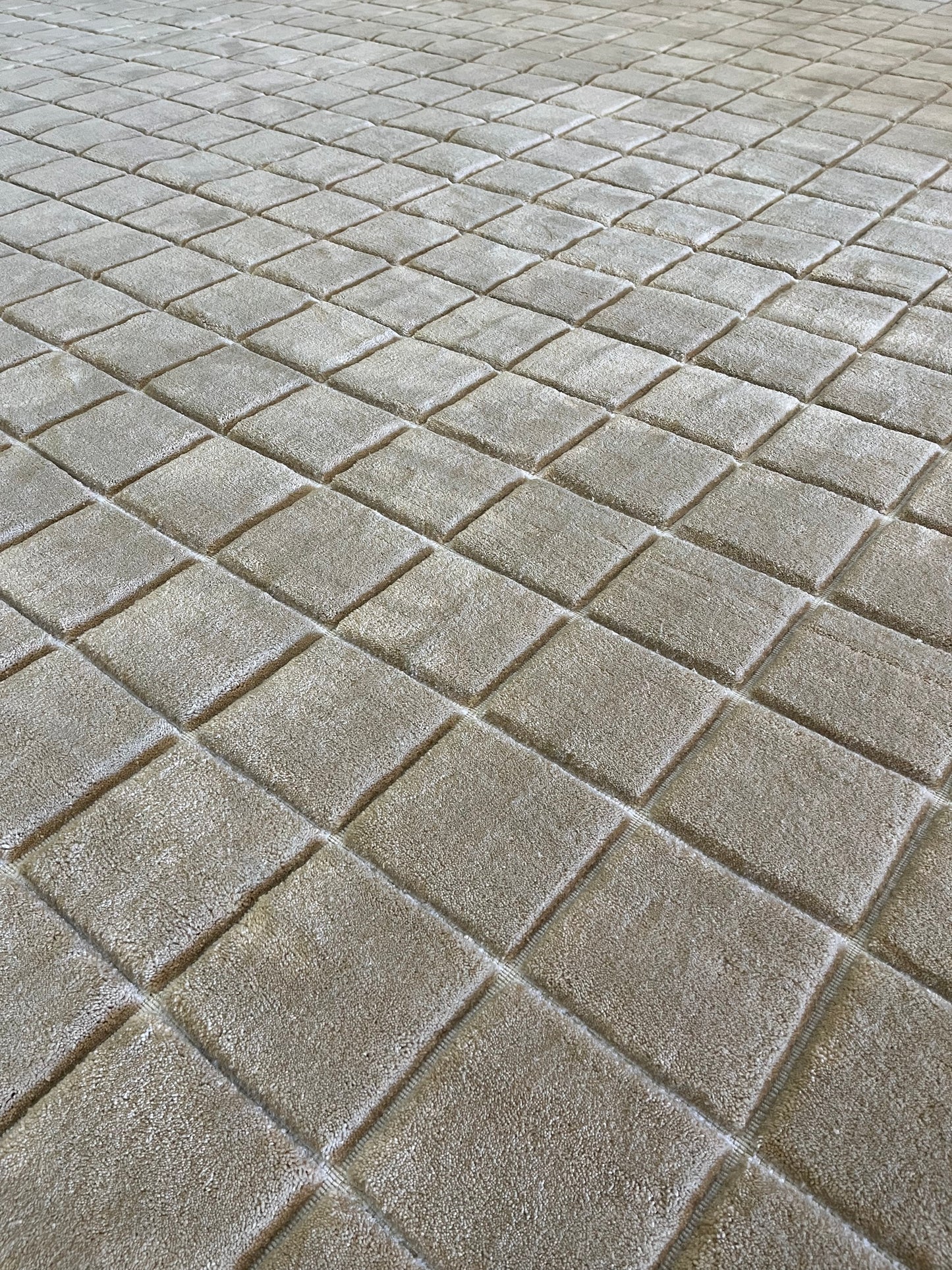 Outdoor Jumbo Jix Grid - Linen Puff
