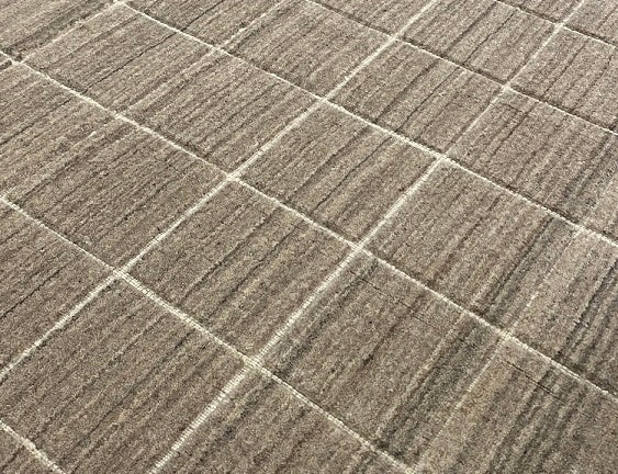 Jix Grid - Striated Beige