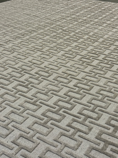 Archive Sale Jix Totem - Tickled (w/bronze serging) 5ft x 11 ft