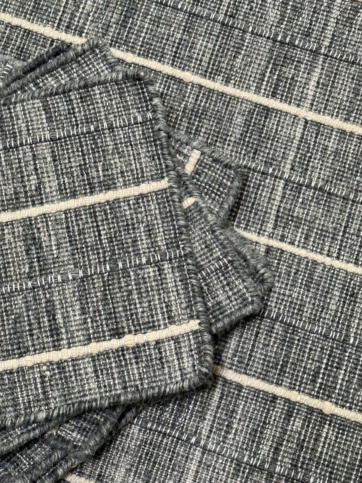 Jixxie Piping Stripe - Peacock Button