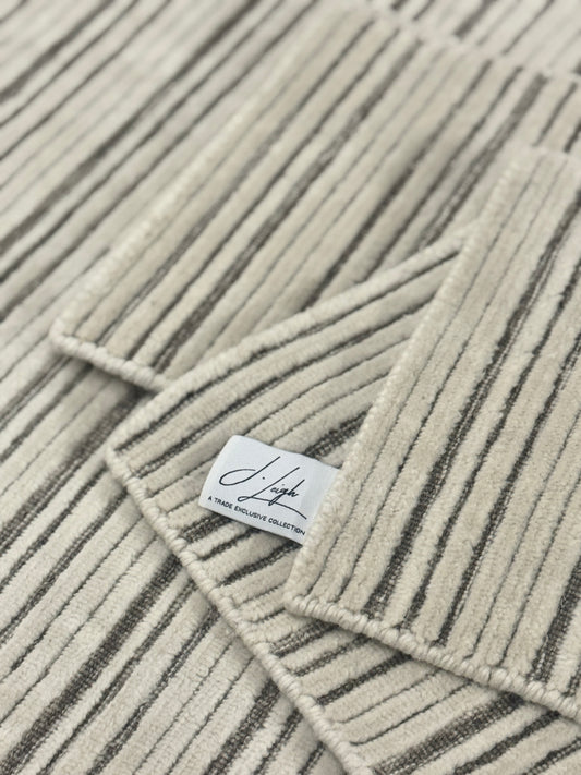 Jixxie Bel Stripe -Paper Ivory