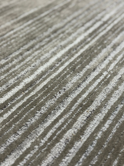 Archive Sale Jonac Stripe Tufted - Butter Fog 5ft x 7ft