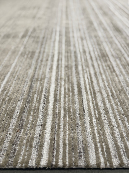 Archive Sale Jonac Stripe Tufted - Butter Fog 5ft x 7ft