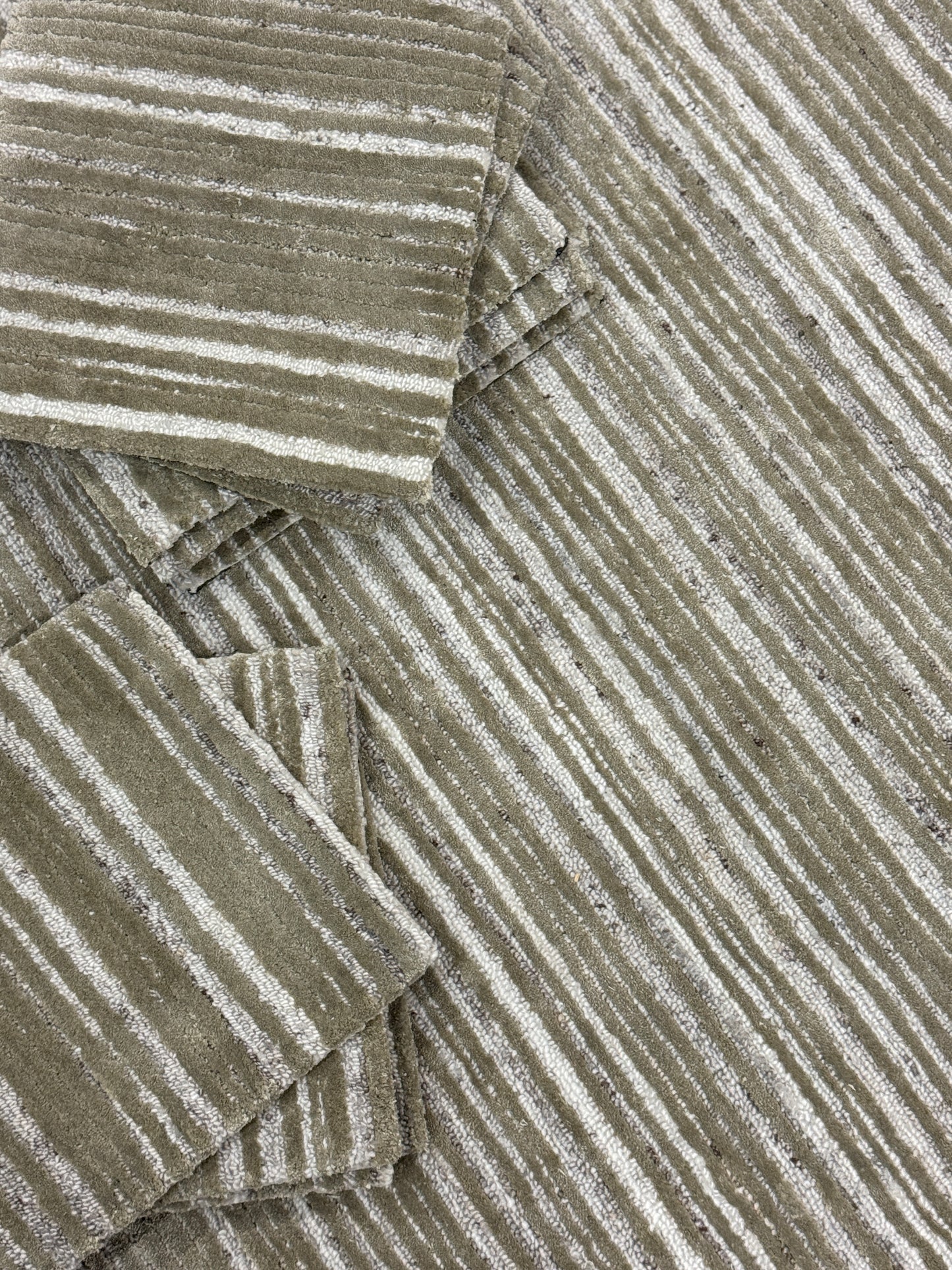 Jonac Stripe Tufted - Butter Fog