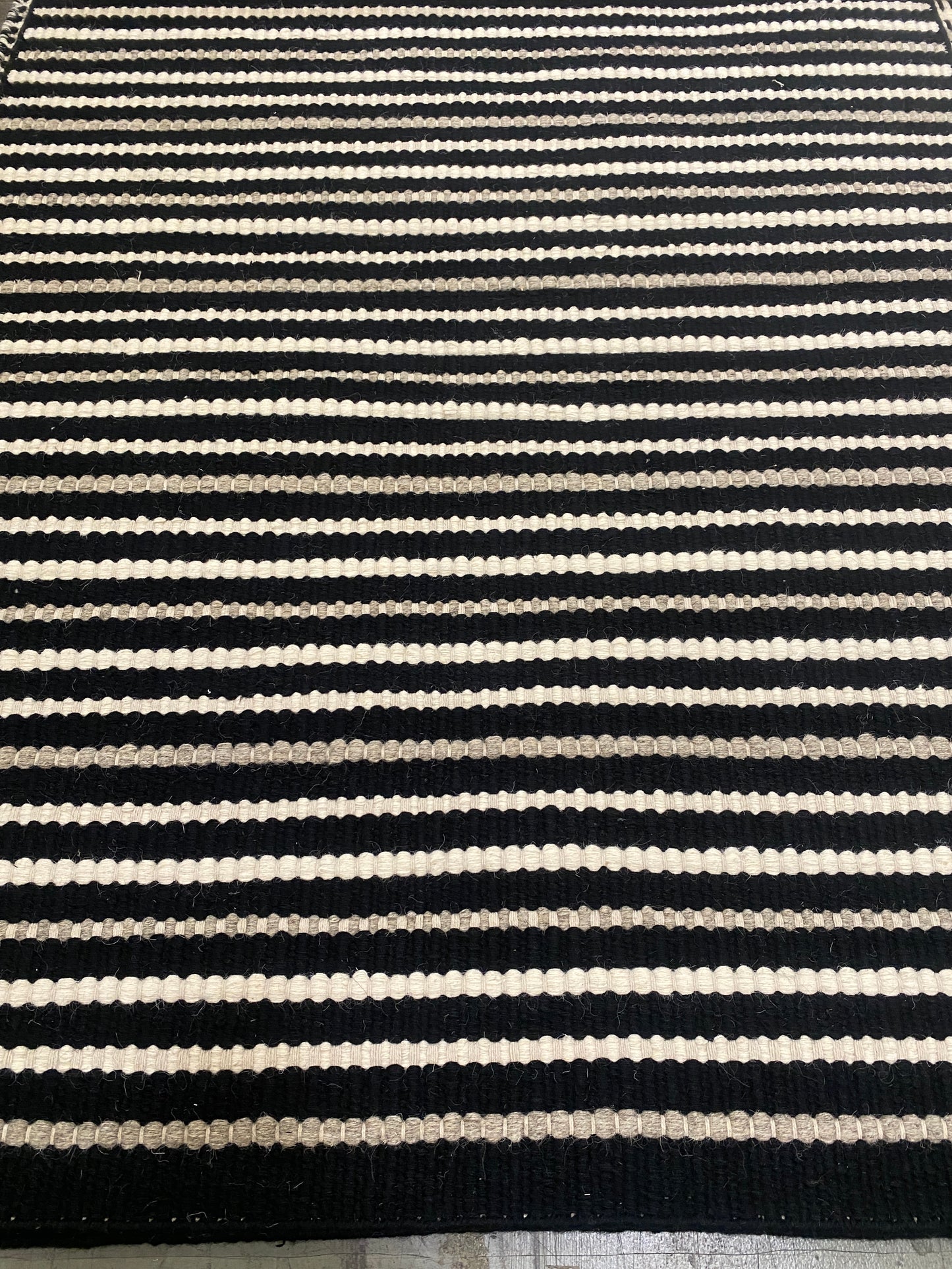 Archive Sale Joti Goti Stripe - Heather Grey 4ft x 6ft