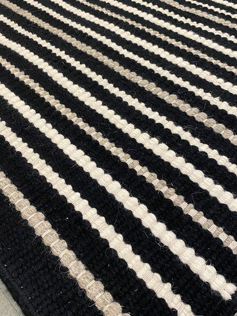 Archive Sale Joti Goti Stripe - Heather Grey 4ft x 6ft