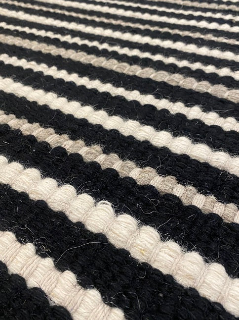 Archive Sale Joti Goti Stripe - Heather Grey 4ft x 6ft