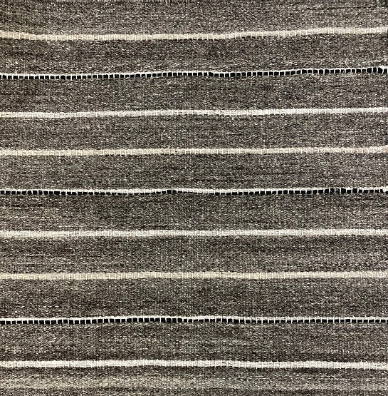 Joti Stripe - Black & White + Dark Grey
