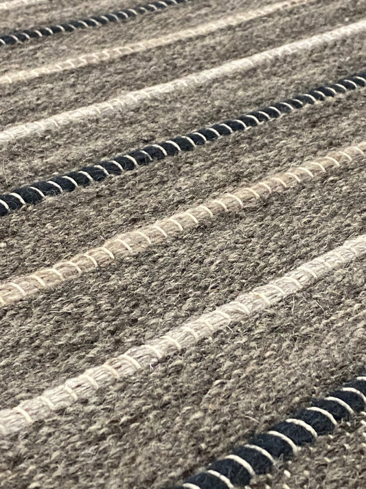 Archive Sale Joti Stripe - Slate 3ft 3in x 12ft
