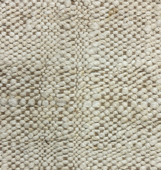 Juba Rejilla - Bleached White + Natural Jute