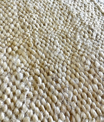 Juba Rejilla - Bleached White + Natural Jute